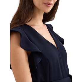 Kallie Frill Trim Jumpsuit