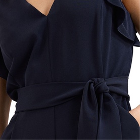 Kallie Frill Trim Jumpsuit