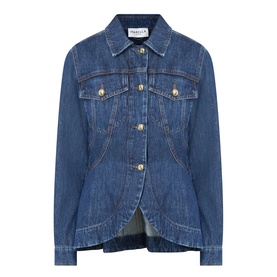 Strine Peplum Denim Jacket