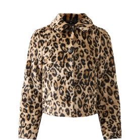 Angel Leopard Faux Fur Jacket