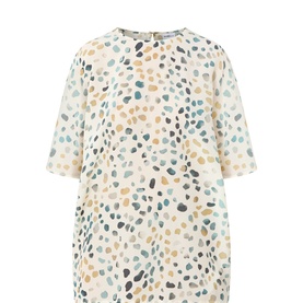 Uomo Silk Printed Blouse