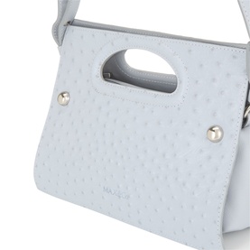 Textured Leather Book Bag