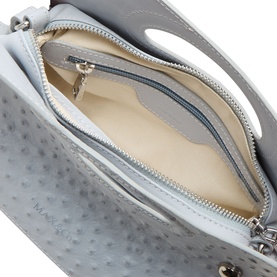Textured Leather Book Bag