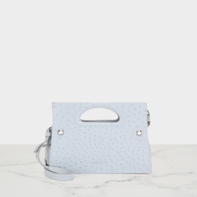 Textured Leather Book Bag