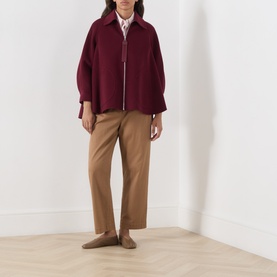 Saggina Double-Woven Peacoat