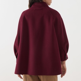 Saggina Double-Woven Peacoat