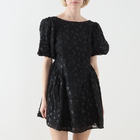 Heather Floral Jacquard Mini Dress