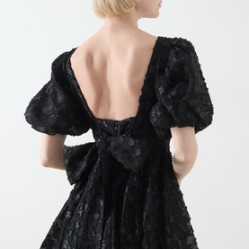 Heather Floral Jacquard Mini Dress