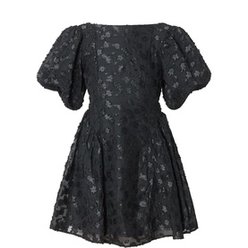 Heather Floral Jacquard Mini Dress