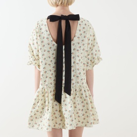 P&ecirc;che Ditsy Mini Denim Dress