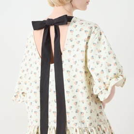 P&ecirc;che Ditsy Mini Denim Dress