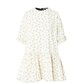 P&ecirc;che Ditsy Mini Denim Dress