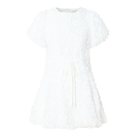 Petalscape Tulle Mini Dress