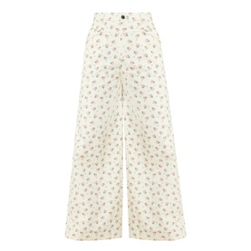 P&ecirc;che Ditsy Wide Leg Jeans