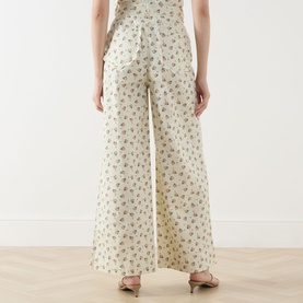 P&ecirc;che Ditsy Wide Leg Jeans