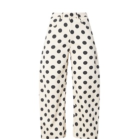 Ren&eacute;e Spot Barrel Leg Jeans