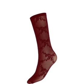 Floral Lace Socks 25 Denier
