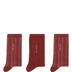 Four-Pack Logo Ribbed Socks Gift Set