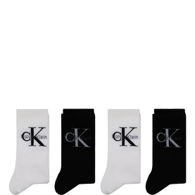 Four-Pack Logo Monogram Socks Gift Set