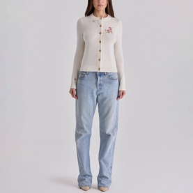 Daisie Floral Embroidered Cardigan