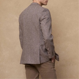 Ennis Herringbone Tweed Blazer