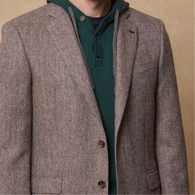 Ennis Herringbone Tweed Blazer