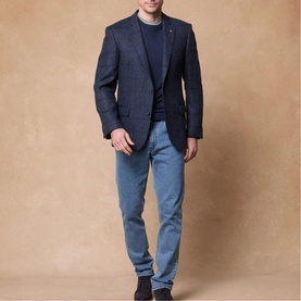 Ennis Check Tweed Blazer