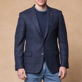 Ennis Check Tweed Blazer