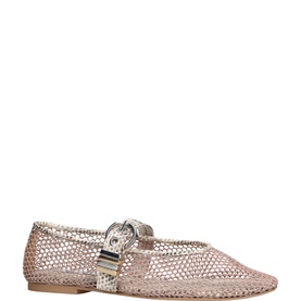 Lucia-Mesh Ballet Flats