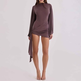 Lavine Draped Mini Playsuit