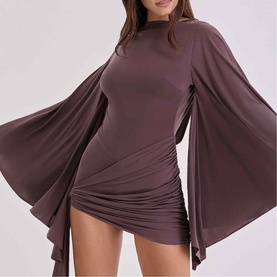 Lavine Draped Mini Playsuit