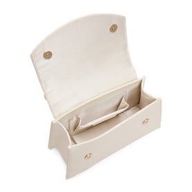Leather Top Handle Clutch