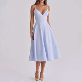 Millie Lace-Up Sundress