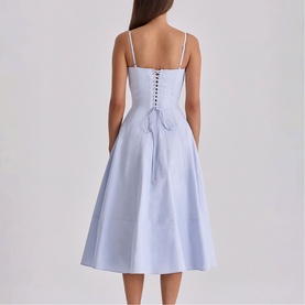Millie Lace-Up Sundress
