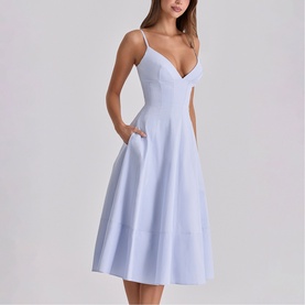 Millie Lace-Up Sundress