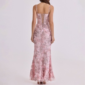 Naima Beaded Corset Dress