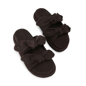 Reva Bow Suede Sandals