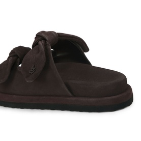 Reva Bow Suede Sandals