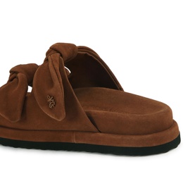 Reva Bow Suede Sandals