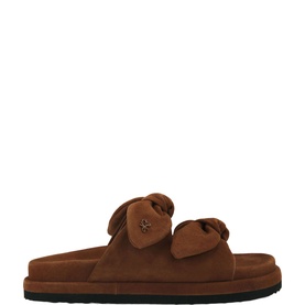 Reva Bow Suede Sandals