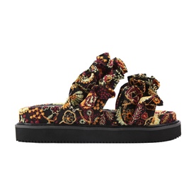 Sunshine Floral Embroidered Sandals