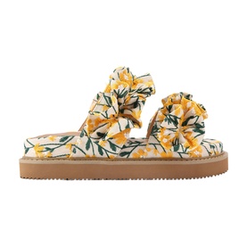 Sunshine Floral Embroidered Sandals