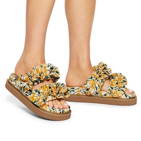 Sunshine Floral Embroidered Sandals
