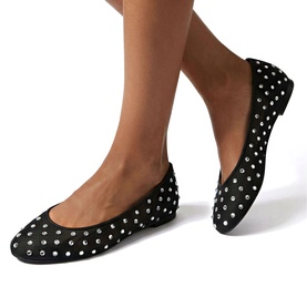 Viv Embellished Ballet Flats