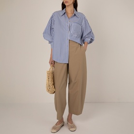 Ember Striped Oversized Shirt
