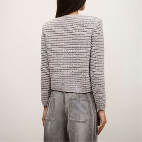 Guspa Textured Knitted Cardigan