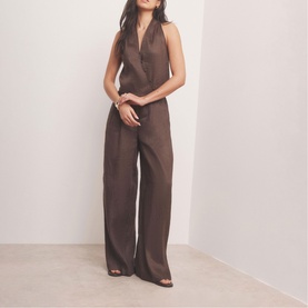 Linen Wide Trousers