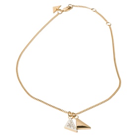 Enamelled Logo Metal Necklace