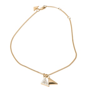 Enamelled Logo Metal Necklace