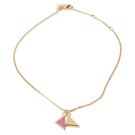 Enamelled Logo Metal Necklace